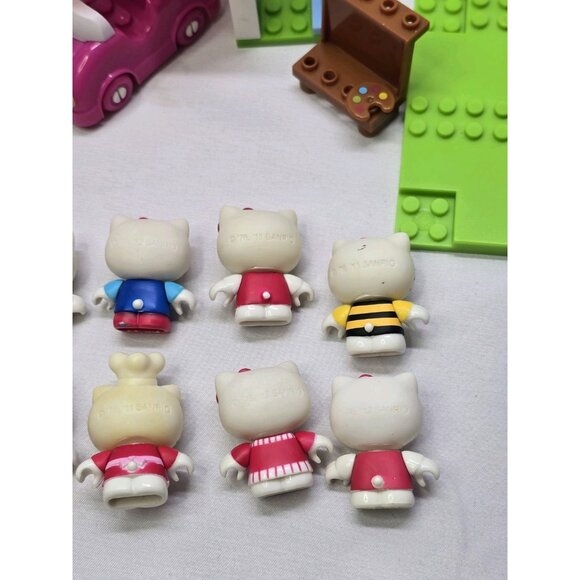 Sanrio Hello Kitty Lot of 10 Mini Figures And Assorted Mega Bloks - Picture 10 of 16